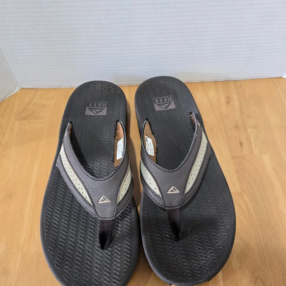 Reef Flex Flip Flop Sandals Men's Brown Size 13